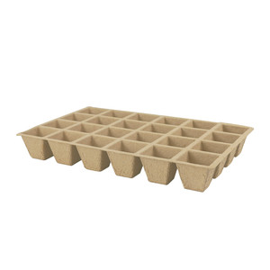 Verve Natural Tray Seed Pots 4.5 x 4.5 x 24cm 5pcs