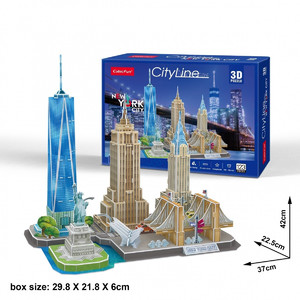 Cubic Fun 3D Puzzle City Line New York 123pcs 8+