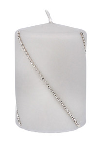 Artman Decorative Candle Bolero Matt, small, grey