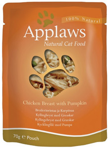 Applaws Natural Cat Food Chicken Breast with Pumpkin in Broth 70g