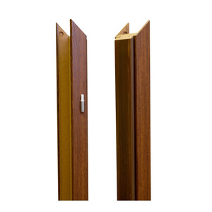 Adjustable Interior Door Frame Jamb 80-100mm, left, north walnut