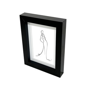 GoodHome Picture Frame Islande 13 x 18 cm, black