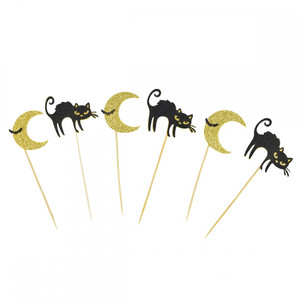 Halloween Pickers Cats 5pcs