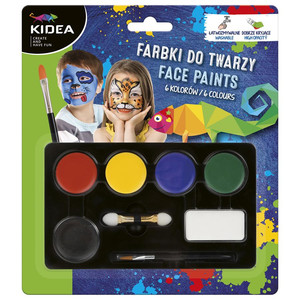Face Paints 6 Colours