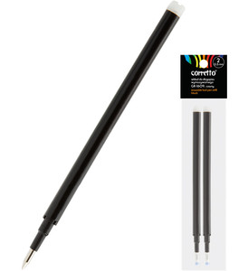Corretto Refill for Erasable Pen GR 1609 Black 2pcs