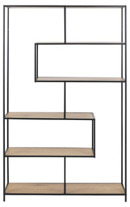 Shelving Unit Bookcase Oxford 4, oak