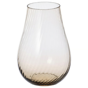 PÅSKÖTRÄD Vase, glass/light brown, 20 cm