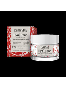 Flos-lek Hyaluron Anti-Aging Anti-Wrinkle Day Cream Natural Vegan 50ml