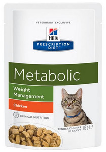 Hill's Prescription Diet Metabolic Weight Management Chicken Cat Wet Food 85g