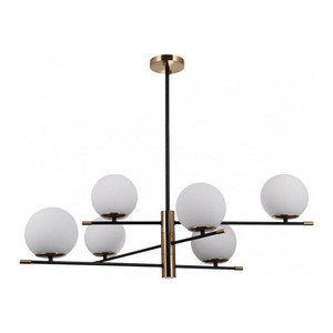 Italux Pendant Lamp Stelia 6 x E14, brass