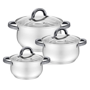Feel Maestro 6-Piece Stainless Steel Cookware Set