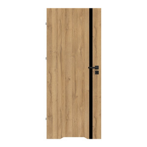 Internal Door Exmoor 80, undercut, left, grandson oak/black