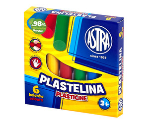 Astra Plasticine 6 Colours