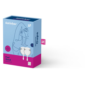 Satisfyer Feel Good Menstrual Cup Set Transparent