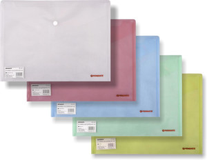 Envelope File Folder Document Wallet A4 1pc, red