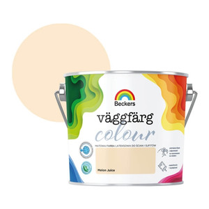 Beckers Matt Latex Paint Vaggfarg Colour 2.5l melon juice
