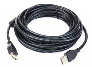 Gembird USB AM-AF 2.0 Extension Cable with Ferrite 4,5m