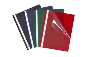 Plastic Report File A4 Standard 25-pack, grey