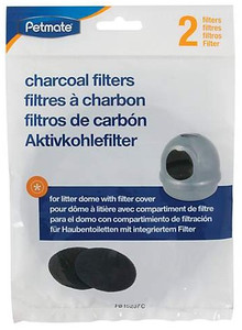 Petmate Charcoal Filters for Litter Dome 2pcs