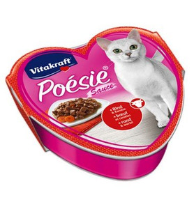Vitakraft Poesie Sauce Cat Food Beef with Carrot 85g