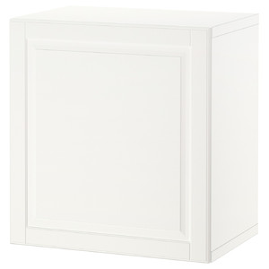 BESTÅ Shelf unit with door, white/Smeviken white, 60x42x64 cm