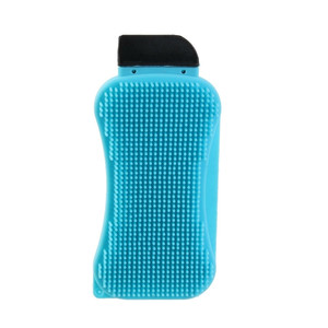 Sponge with Dispenser and Scraper, blue