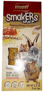Vitapol Smakers Snack for Rodents & Rabbits - Honey 2pcs