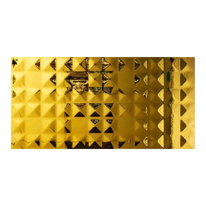 Decorative Tile Metal Diamond Ceramstic 30 x 60 cm, gold, 1pc