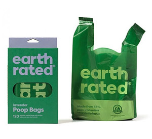 Earth Rated Eco Poop Bags 120pcs, lavender