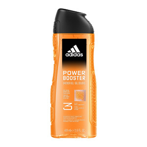 Adidas Power Booster Shower Gel for Men 3in1 Face, Body & Hair 400ml