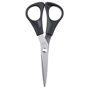 MÅNÖGA Scissors, stainless steel/black