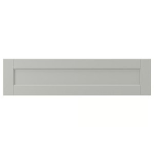 LERHYTTAN Drawer front, light grey, 80x20 cm