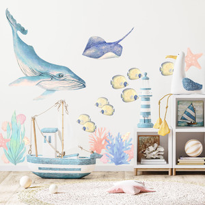 Wall Sticker Set - Ocean Animals I