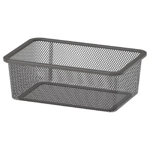 TROFAST Mesh storage box, dark grey, 20x30x10 cm