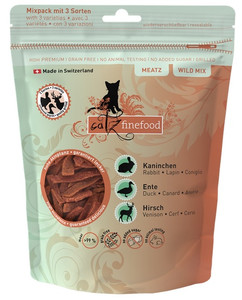 Catz Finefood Meatz Wild Mix Snack for Cats - Rabbit, Duck & Deer 45g