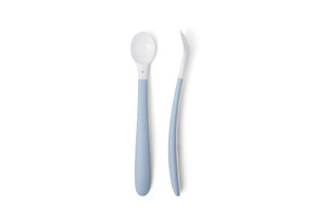 BABYBJÖRN Baby feeding spoon, 2-pack, Powder Blue, 6m+