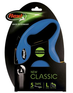 Flexi New Classic Tape Leash L 5m, blue