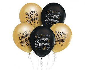 Balloons Happy Birthday 18 5pcs