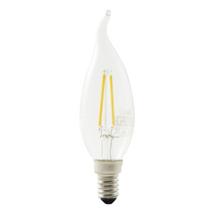Diall LED Diall B35-TL E14 3W 250lm, transparent, warm white