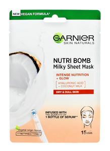 Garnier Skin Naturals Milky Tissue Mask Nutri Bomb