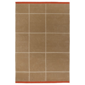 GÅSHIRS Rug, high pile, brown/handmade, 200x300 cm