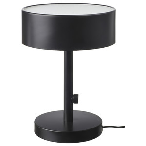 NYMÅNE Table lamp, anthracite, 33 cm