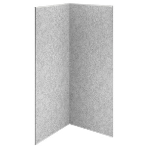 SIDORNA Room divider, grey, 82x80x195 cm