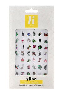 Hi Hybrid Nail Stickers Vibes