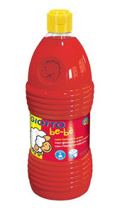 Giotto Be-Be Tempera Paint 1000ml, red