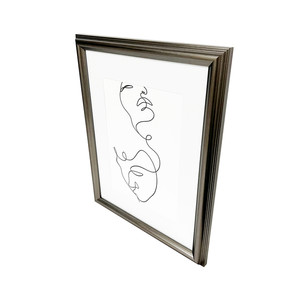 GoodHome Picture Frame Blanton 30 x 40 cm, antique silver