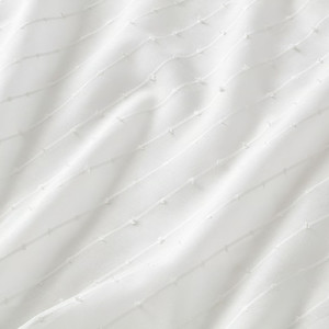 MATILDA Sheer curtains, 1 pair, white/with heading tape, 145x250 cm