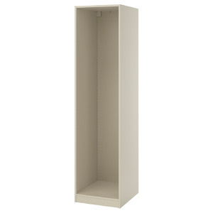PAX Wardrobe frame, grey-beige, 50x58x201 cm