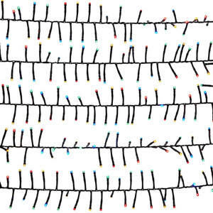 Christmas Lights 2000 LED, multicolour, outdoor