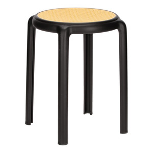 Stool Zula, black